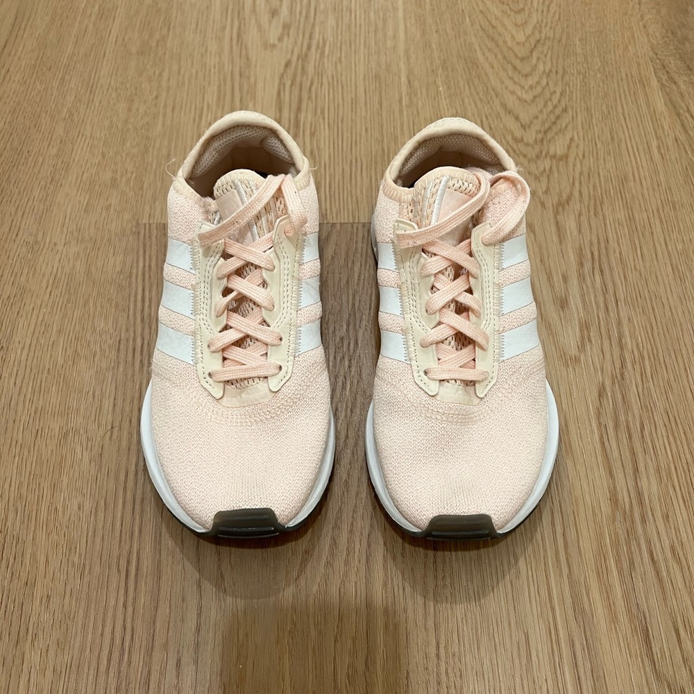 Light Pink Adidas Tennis Shoes